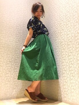 maki◎さん（レディース・161cm）の春コーディネート