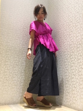 maki◎さん（レディース・161cm）の春コーディネート