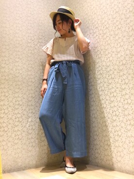 maki◎さん（レディース・161cm）の春コーディネート