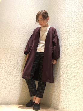 maki◎さん（レディース・161cm）の秋コーディネート