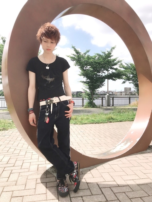 HYSTERIC GLAM BACK PILE ISKOデニムサイド ライン HYSTERIC GLAMOUR（ヒステリックグラマー）の「BACK PILE ISKO