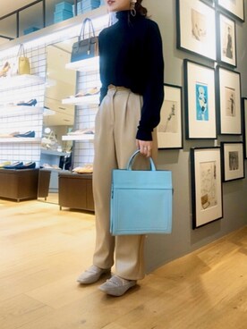 「interstaple」｜Rihoさん（レディース・158cm）の冬コーディネート