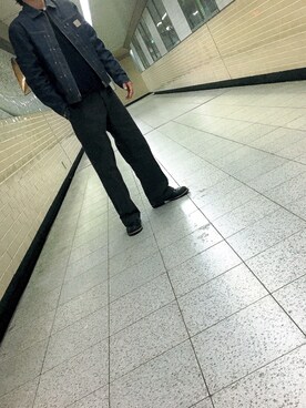 「BELAFONTE（ベラフォンテ）のアイテム」を使った、千楓乃さん（メンズ・170cm）の夏コーディネート