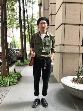 「white socks」｜小花 さん（メンズ・172cm）の春コーディネート