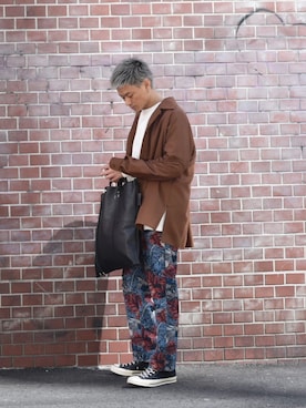 「ithelicy（イザリシー）のアイテム」を使った、kazuhiramatsuさん（メンズ・168cm）の春コーディネート