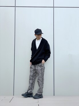 「CPH（シーピーエイチ）のアイテム（キャップ）」を使った、kazuhiramatsuさん（メンズ・168cm）の秋コーディネート
