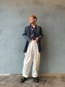 【4×4 21S/S】 ショートダブルジャケット　セットアップ　s Lui's（ルイス）の「【4×4 セットアップシリーズ 21S/S