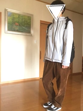 「GLOBAL WORK（グローバルワーク）のアイテム（その他アウター）」を使った、はるかさん（メンズ・173cm・20代）の冬コーディネート