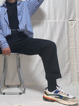 「ADER error」｜「アイテム（その他トップス）」を使った、しょうさん（メンズ・174cm）の春コーディネート
