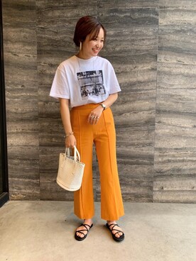 「BEAUTY&YOUTH UNITED ARROWS（ビューティーアンドユースユナイテッドアローズ）のBY カラーコンビミックスチェーンネックレス ◆（ネックレス）」を使った、CHIKAさん（レディース・162cm）の夏コーディネート