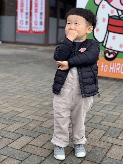 ダントン DANTON キッズ クルーネックインナーダウン