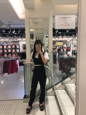 「ANDGEEBEE（アンジービー）のアイテム（パンツ）」を使った、sさん（レディース・164cm）の夏コーディネート
