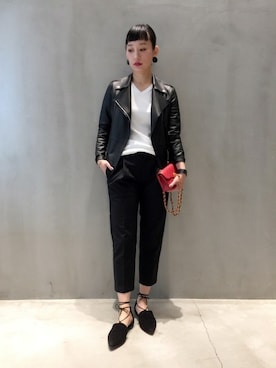 「TATRAS CONCEPT STORE（タトラスコンセプトストア）のアイテム（トップス）」を使った、ホーリーさん（レディース・163cm）の春コーディネート