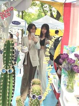 据说是龙卷酱さんのコーディネート