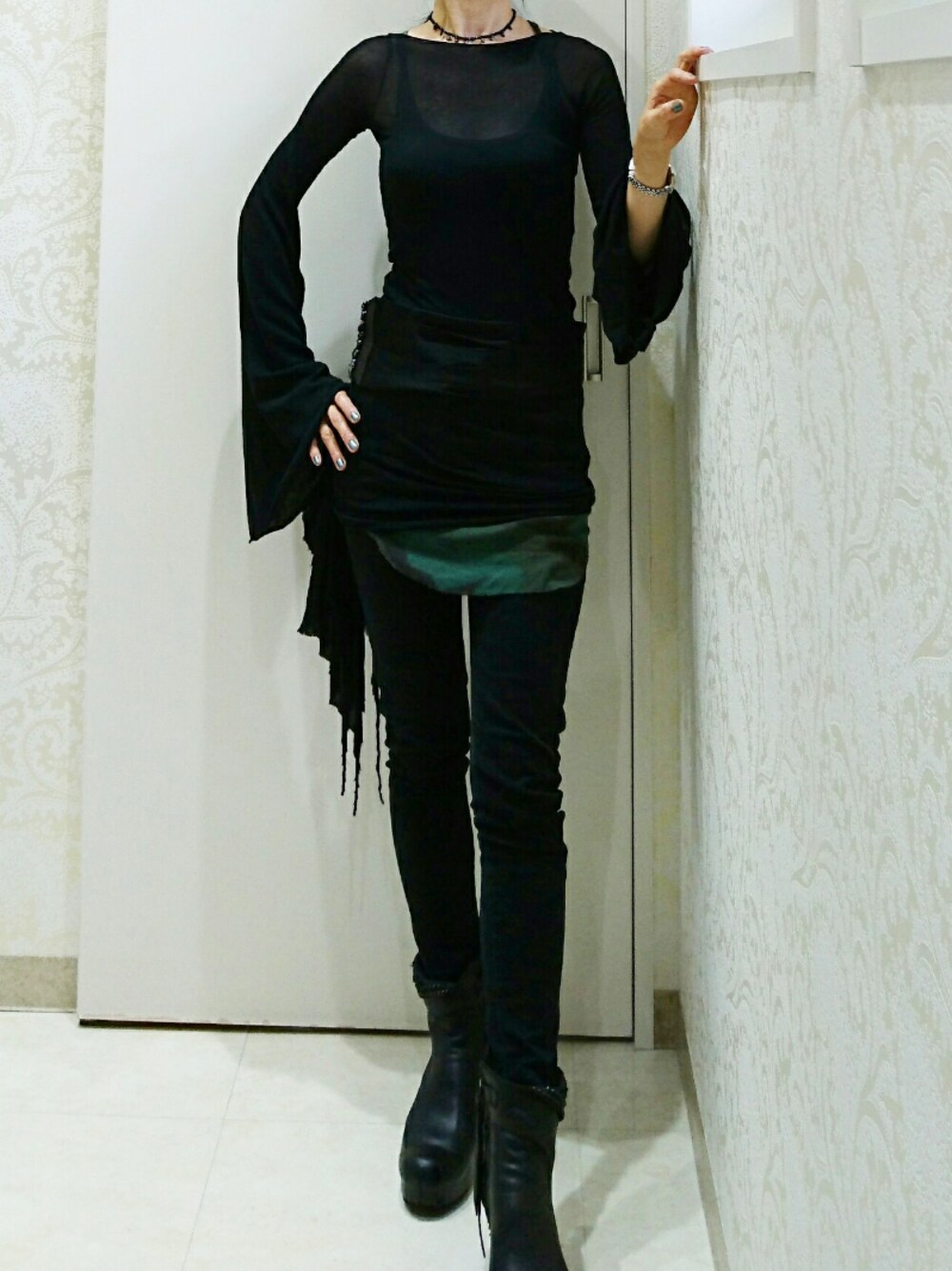 IF SIX WAS NINEのベルトを使った人気ファッション