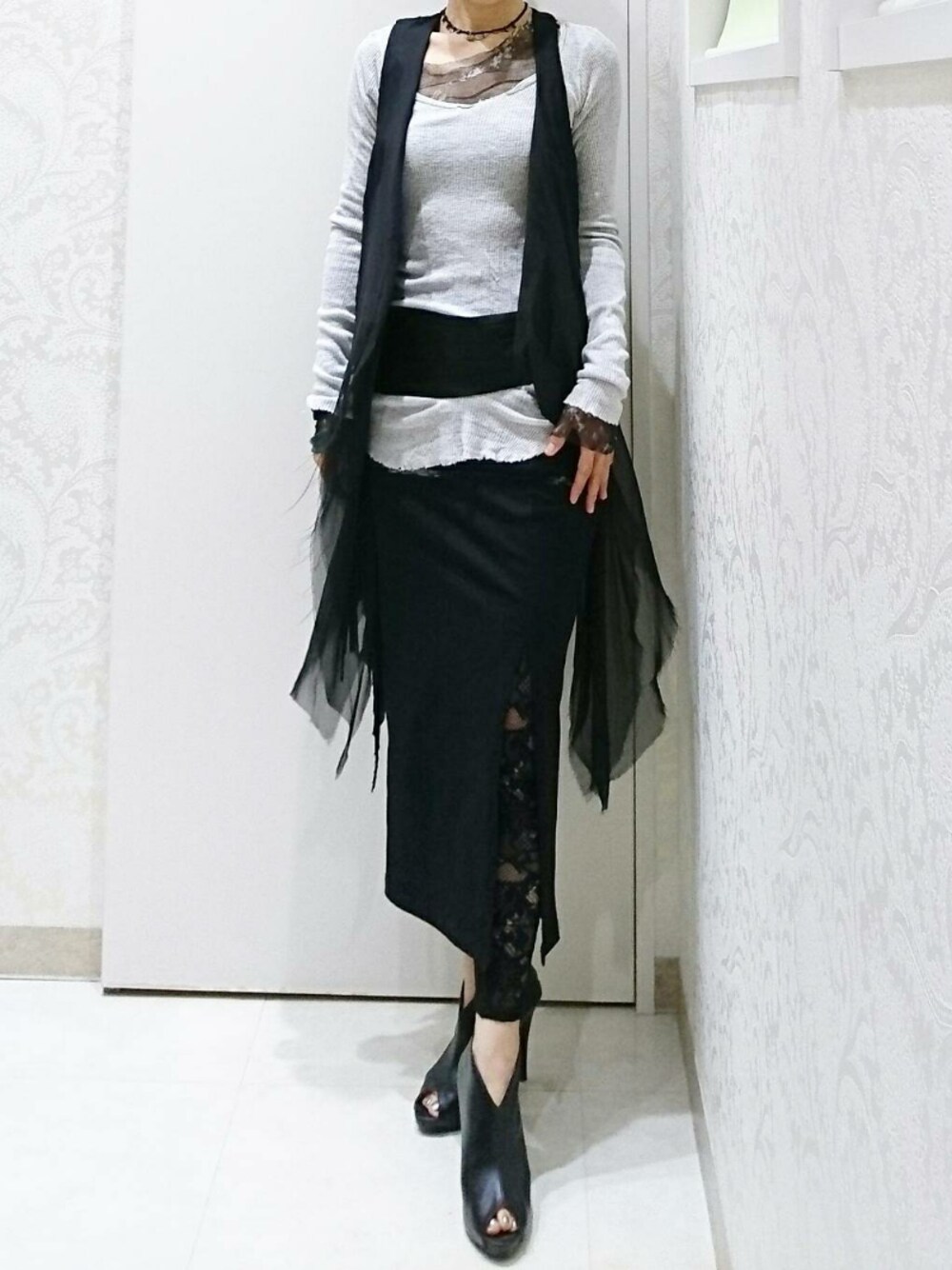 IF SIX WAS NINEのベルトを使った人気ファッション