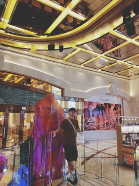 「Filter017（フィルターゼロイチナナ）のアイテム（パンツ）」を使った、新口岸愛迪生さん（メンズ・170cm）の秋コーディネート