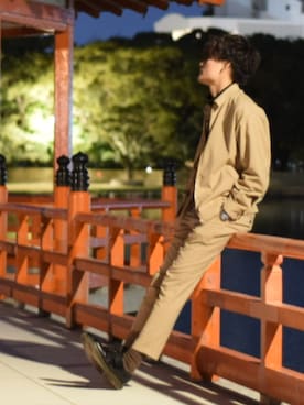 「UNIQLO（ユニクロ）の50色ソックス（消臭機能付き）（ソックス/靴下）」を使った、rinyaさん（メンズ・178cm）の春コーディネート