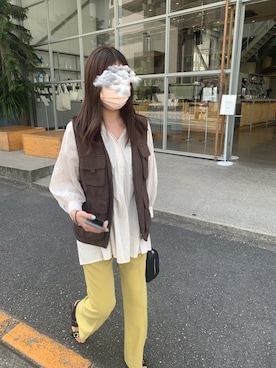 「manu（マニュ）のアイテム」を使った、くもさん（レディース・157cm）の秋コーディネート