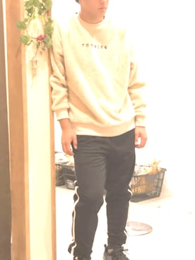 「ATTENTION（アテンション）のアイテム」を使った、ゆーとさん（メンズ・165cm）の秋コーディネート
