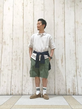 「ベーシック/トラッド」｜中村 昇吾さん（メンズ・167cm）の春コーディネート