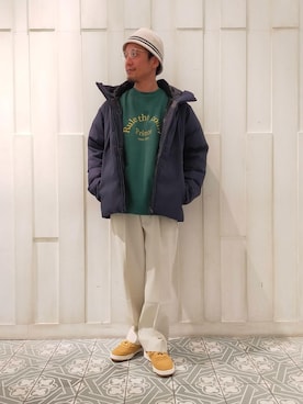 「PRINCE（プリンス）のアイテム」を使った、中村 昇吾さん（メンズ・167cm）の冬コーディネート