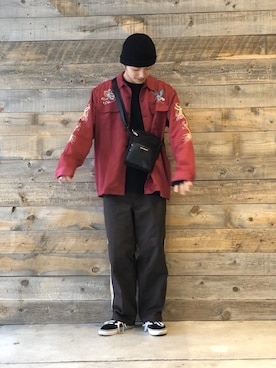 オオノさん(メンズ・178cm)の冬コーディネート