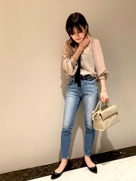 「PotioR（ポティオール）のアイテム」を使った、KANAさん（レディース・160cm）の春コーディネート