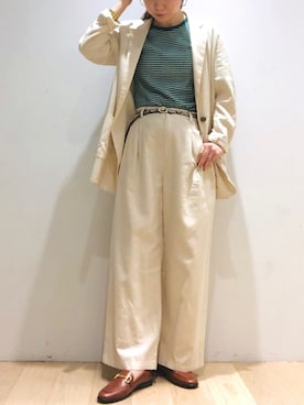 「ボーター」｜西野きよさん（レディース・152cm）の春コーディネート