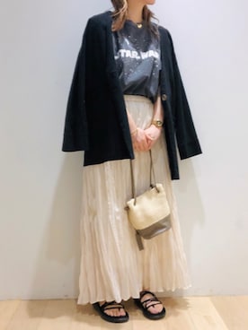 西野きよさん(レディース・152cm)の春コーディネート