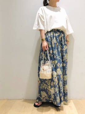 西野きよさん（レディース・152cm）の夏コーディネート