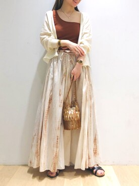 西野きよさん（レディース・152cm）の夏コーディネート