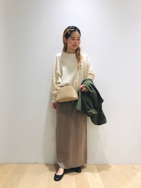 西野きよさん（レディース・152cm）の秋コーディネート