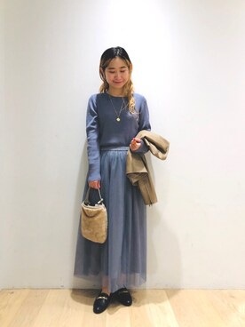 西野きよさん（レディース・152cm）の秋コーディネート