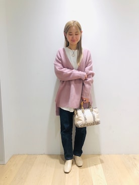 西野きよさん（レディース・152cm）の秋コーディネート