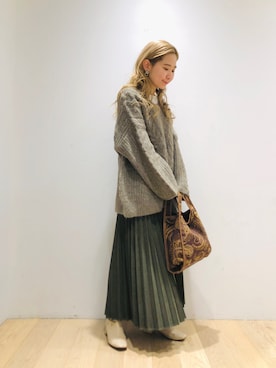 西野きよさん(レディース・152cm)の秋コーディネート