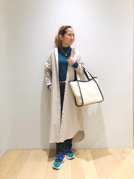 西野きよさん（レディース・152cm）の冬コーディネート