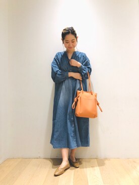 西野きよさん（レディース・152cm）の冬コーディネート