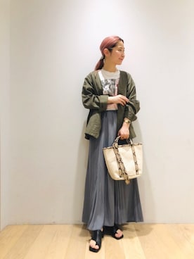 西野きよさん(レディース・152cm)の春コーディネート