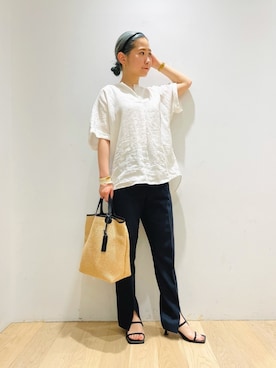 西野きよさん（レディース・152cm）の春コーディネート