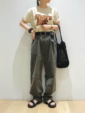 西野きよさん(レディース・152cm)の春コーディネート