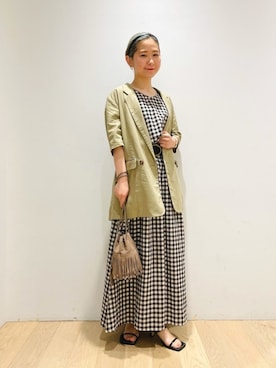 西野きよさん（レディース・152cm）の夏コーディネート