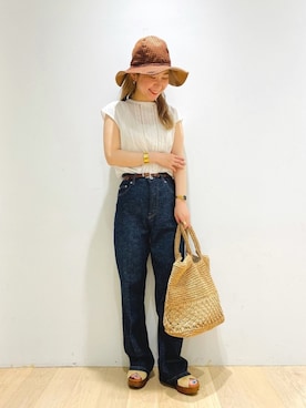 西野きよさん（レディース・152cm）の夏コーディネート