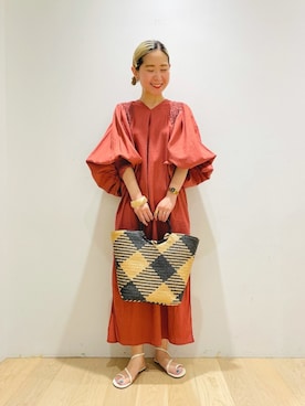 「KIIRA（キーラ）のアイテム」を使った、西野きよさん（レディース・152cm）の夏コーディネート