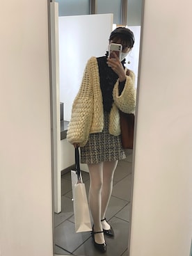 「白タイツ」｜ohina さん（レディース・163cm・20代）の秋コーディネート