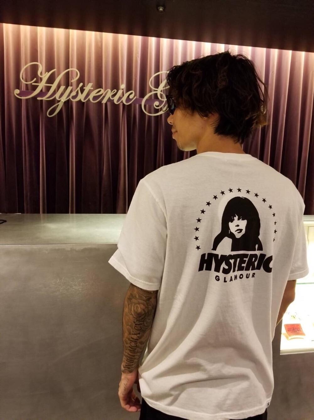 「ストリート、Hysteric Glamour、新作、ヒステリックグラマー」｜「HYSTERIC GLAMOURのUSED加工ISKOデニム ショートパンツ（デニムパンツ、ブラック系）」を使った、Masatoさん（メンズ・163cm）の夏コーディネートの1枚目の写真
