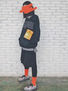 「INNATE（イネート）のアイテム」を使った、joyhzcさん（レディース・160cm）の冬コーディネート