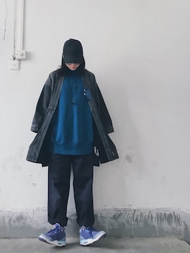 「CHEVIGNON（シェビニオン）のアイテム（ジャケット/アウター）」を使った、joyhzcさん（レディース・160cm）の春コーディネート