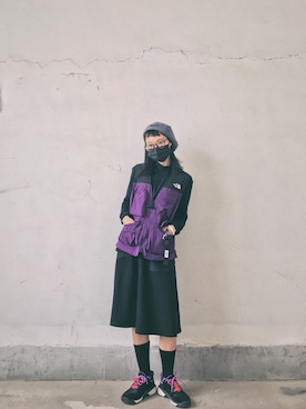 「NIKE(ナイキ)のアイテム(ハンチング/ベレー帽)」を使った、joyhzcさん(レディース・160cm)の春コーディネート