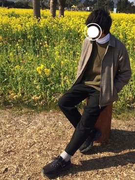 「RAGEBLUE（レイジブルー）のアイテム（その他アウター）」を使った、K aiさん（メンズ・166cm）の冬コーディネート